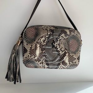 Gucci Python Soho Disco Crossbody Bag